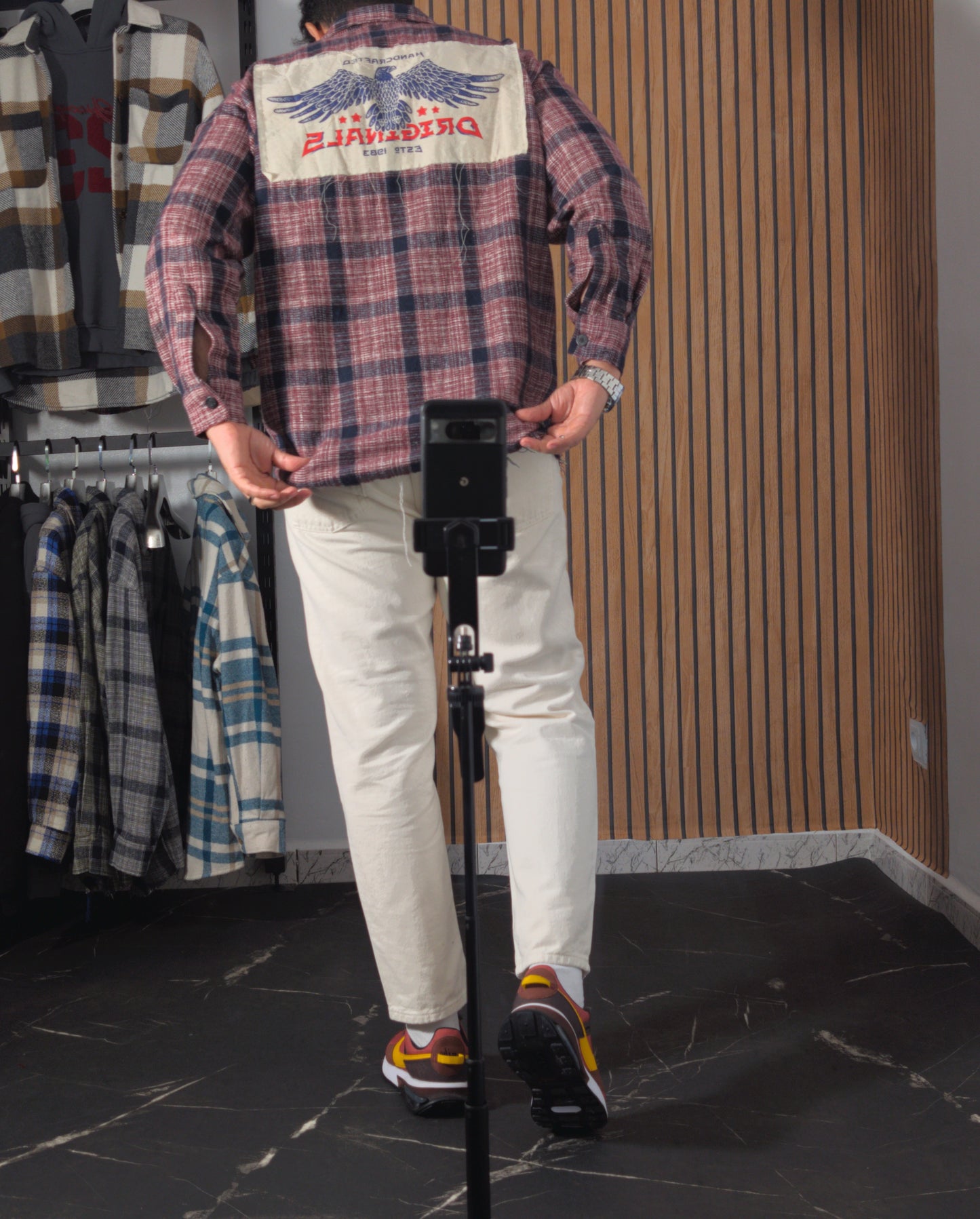 Flannel chemise original catchjeans 🍒 Red