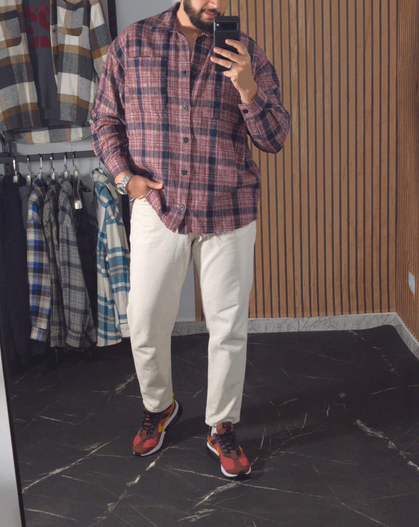 Flannel chemise original catchjeans 🍒 Red