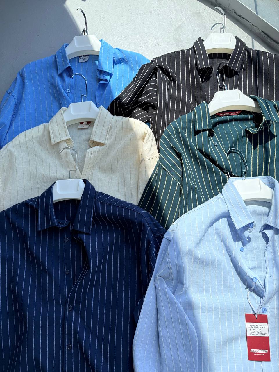chemise oversize (strips shirts)