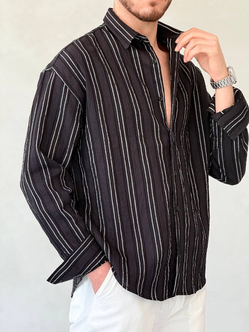 chemise oversize (strips shirts)