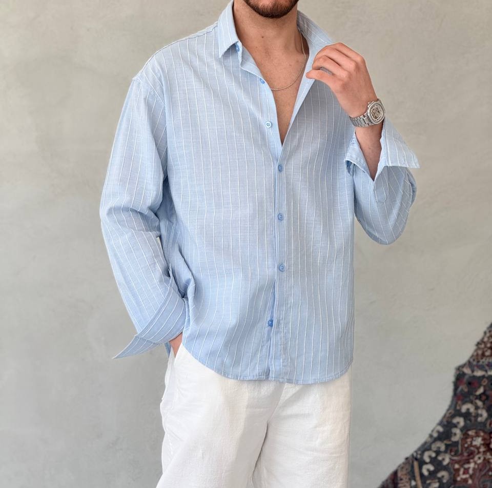 chemise oversize (strips shirts)