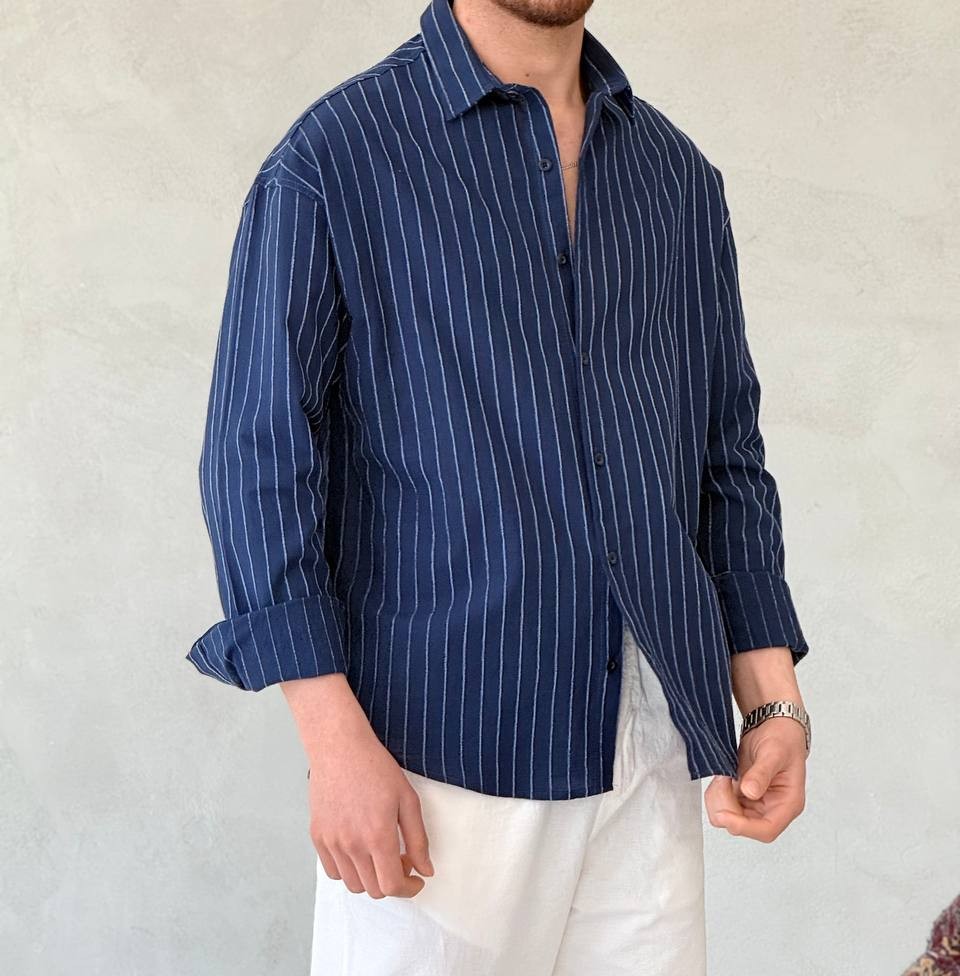 chemise oversize (strips shirts)