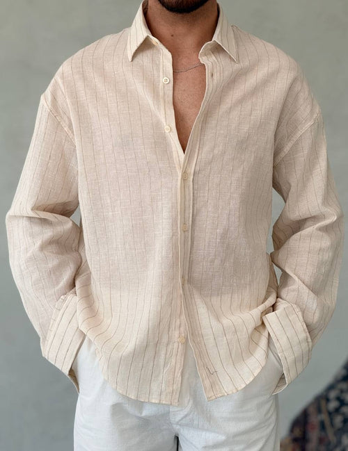 chemise oversize (big strip shirts)