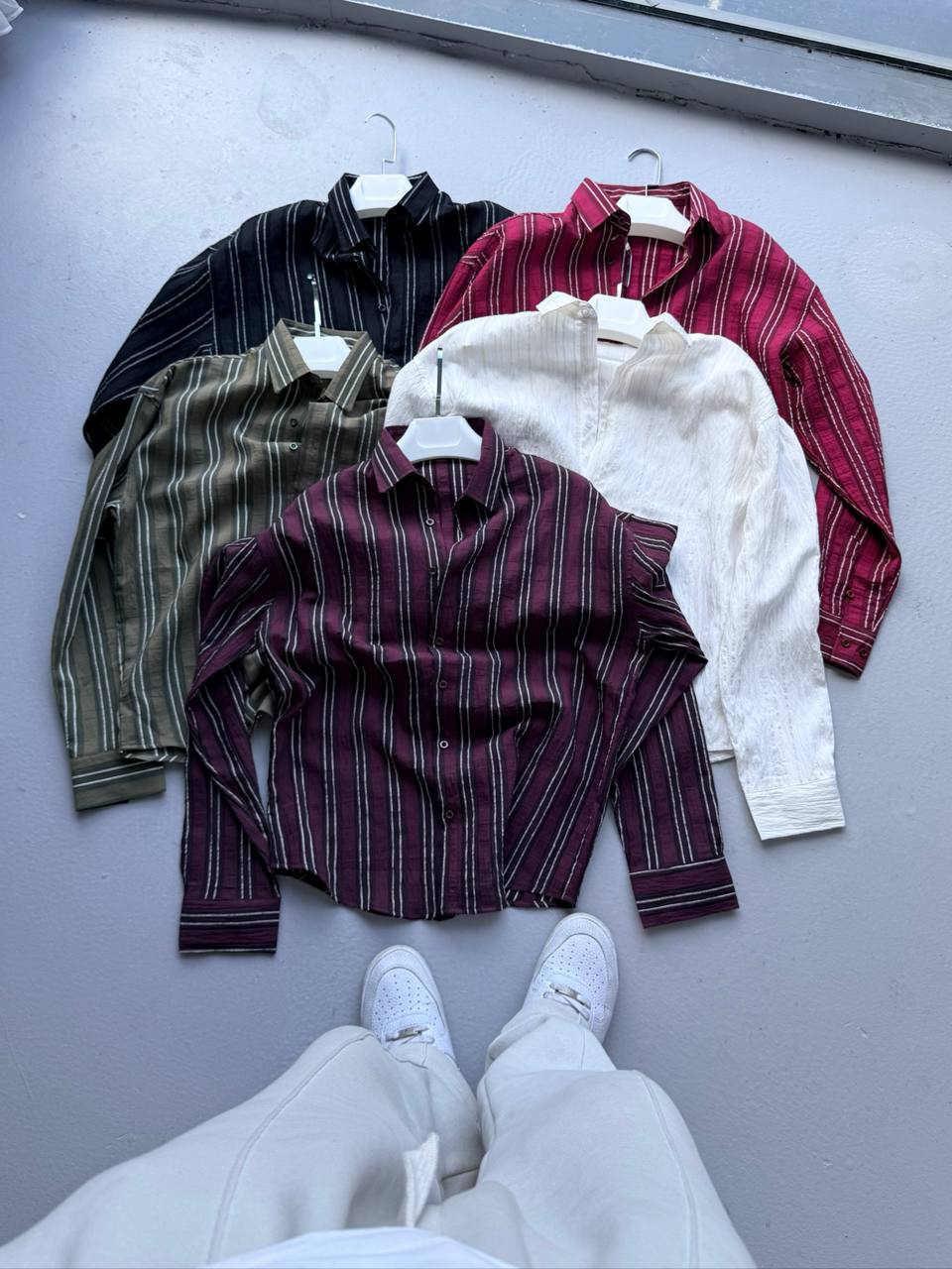 chemise oversize (big strip shirts)