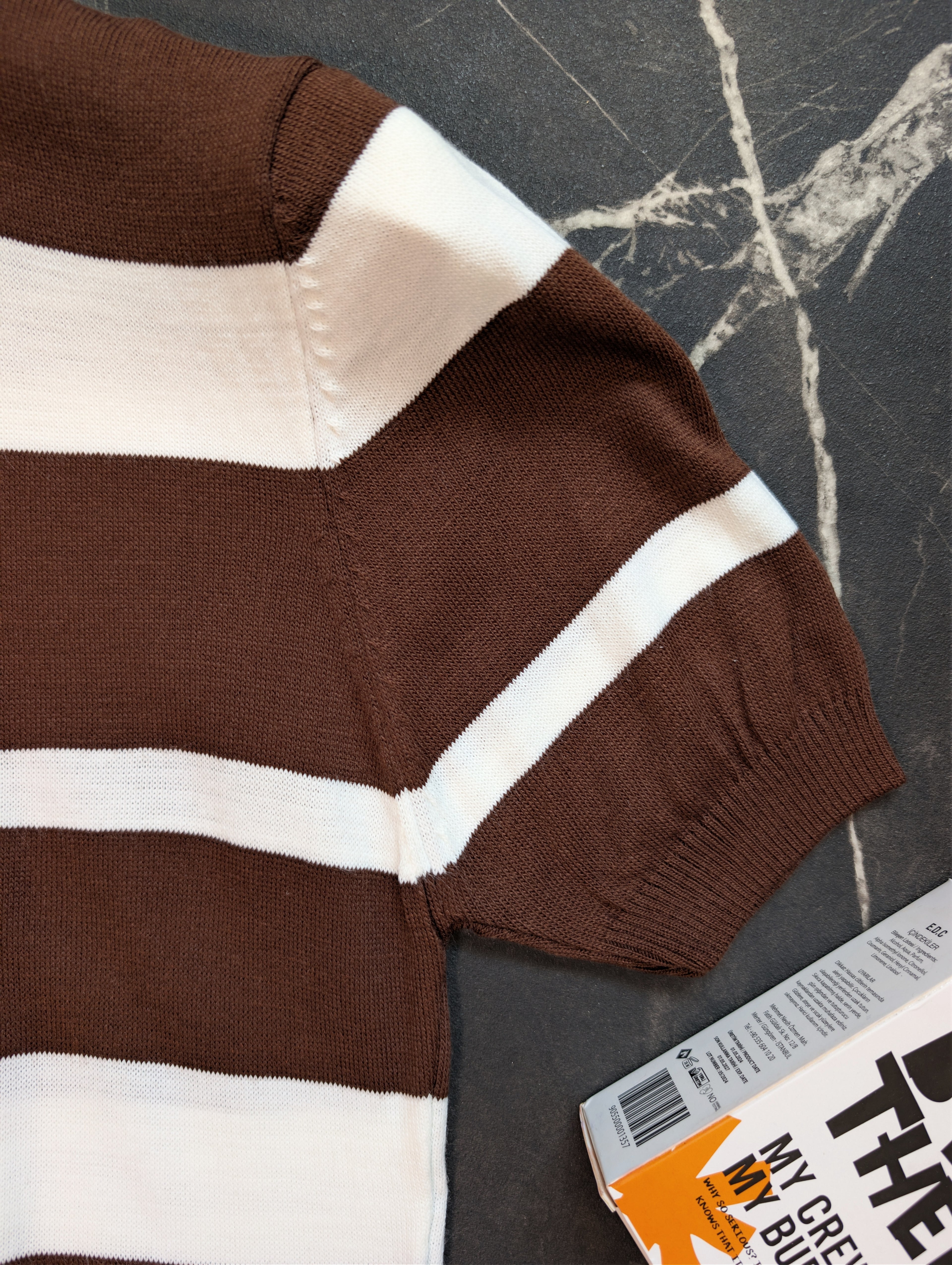 Premium Striped Knit Tee (trikot sof Oldmoney)