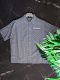 Chemise Demi manche oversize ( boxy fit strip shirt)