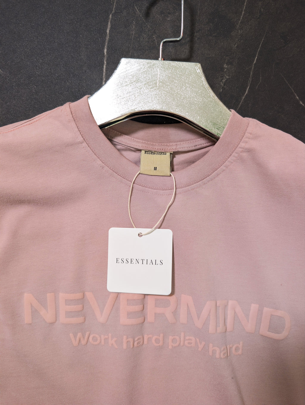 Essential shirt NEVER MIND ( pull oversize)