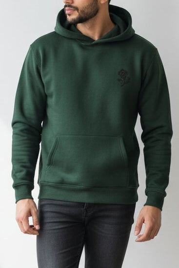 hoodie triple A qualité(green with roses)