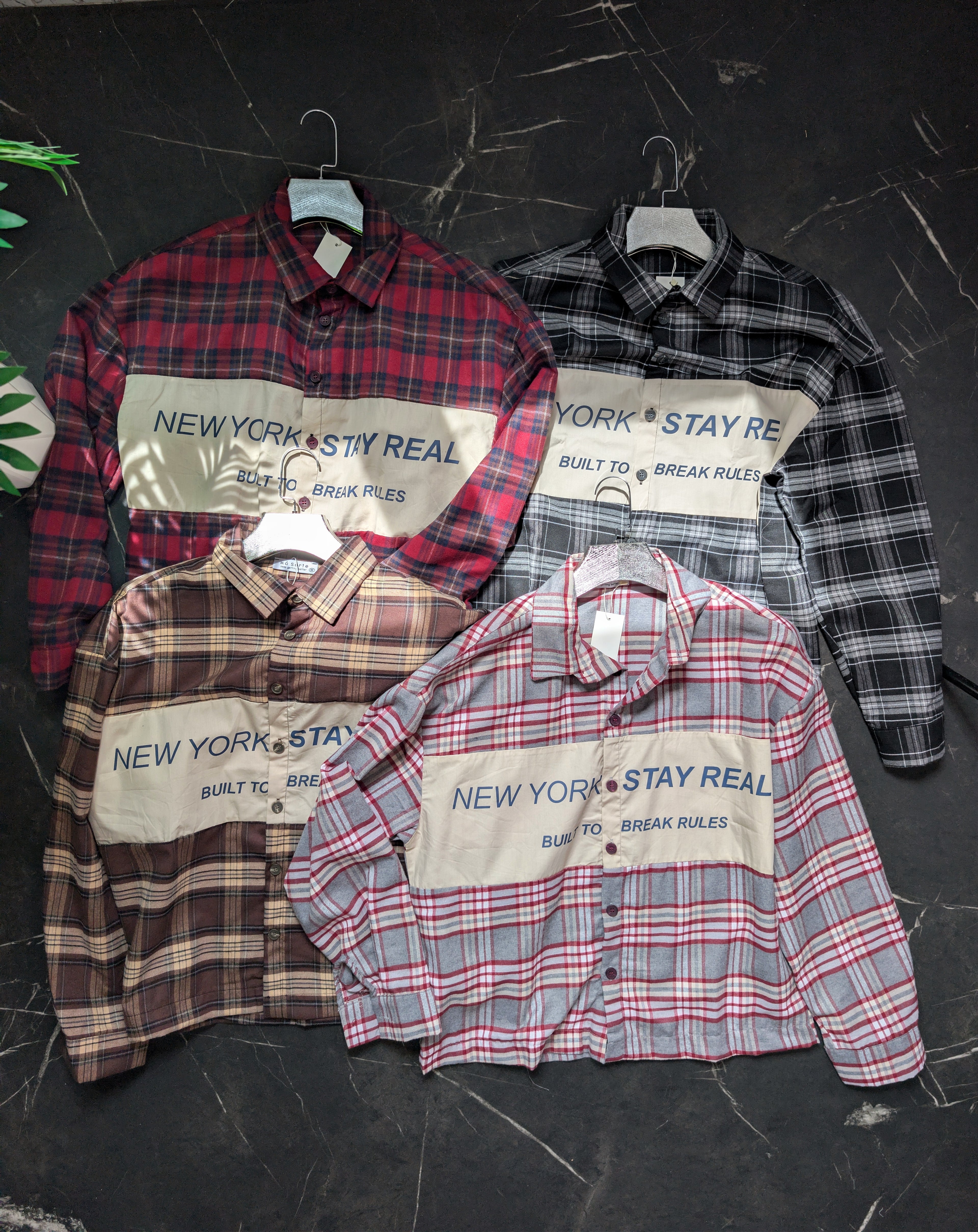 Croped Fit flannel shirt (chemise croped)