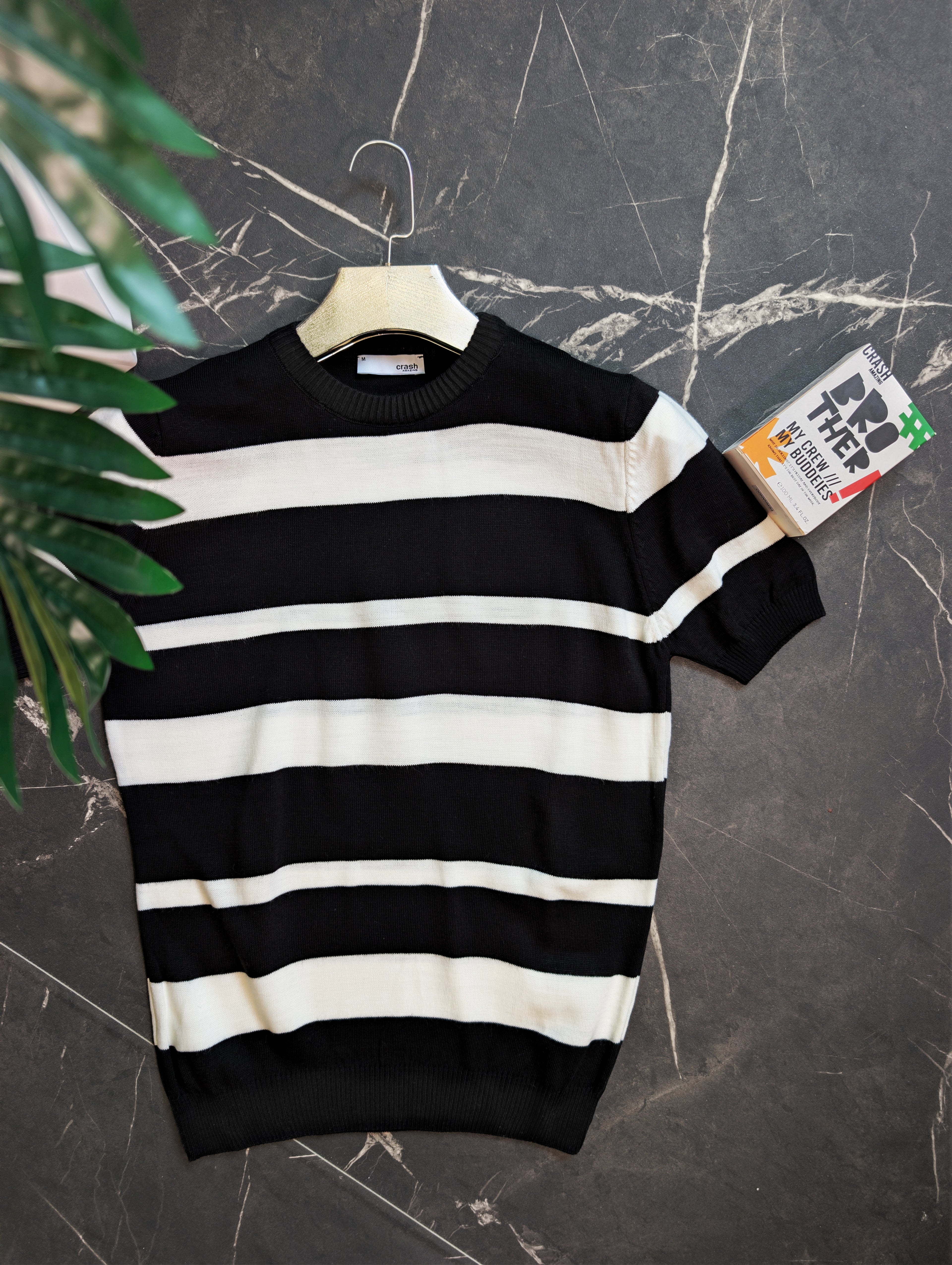 Premium Striped Knit Tee (trikot sof Oldmoney)