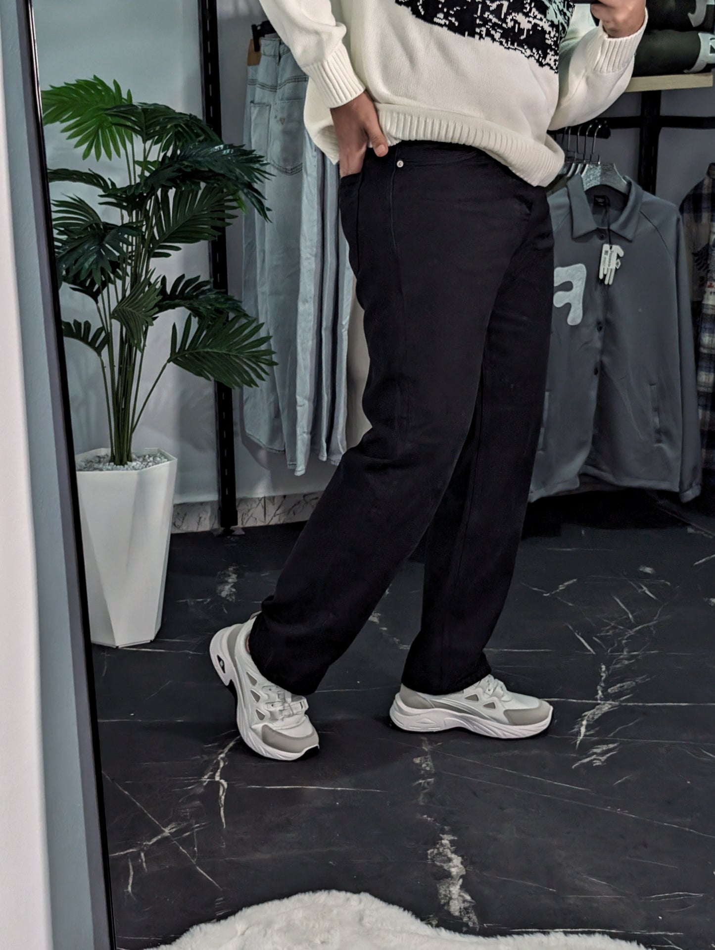 Baggy jeans Zara (noir)