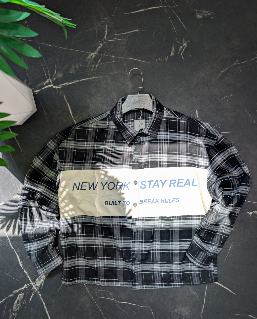 Croped Fit flannel shirt (chemise croped)