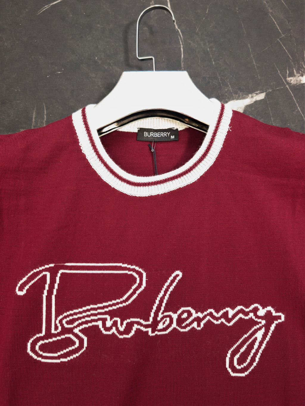 Burberry knitted shirt Oldmoney style (تريكو تاع الخيط)