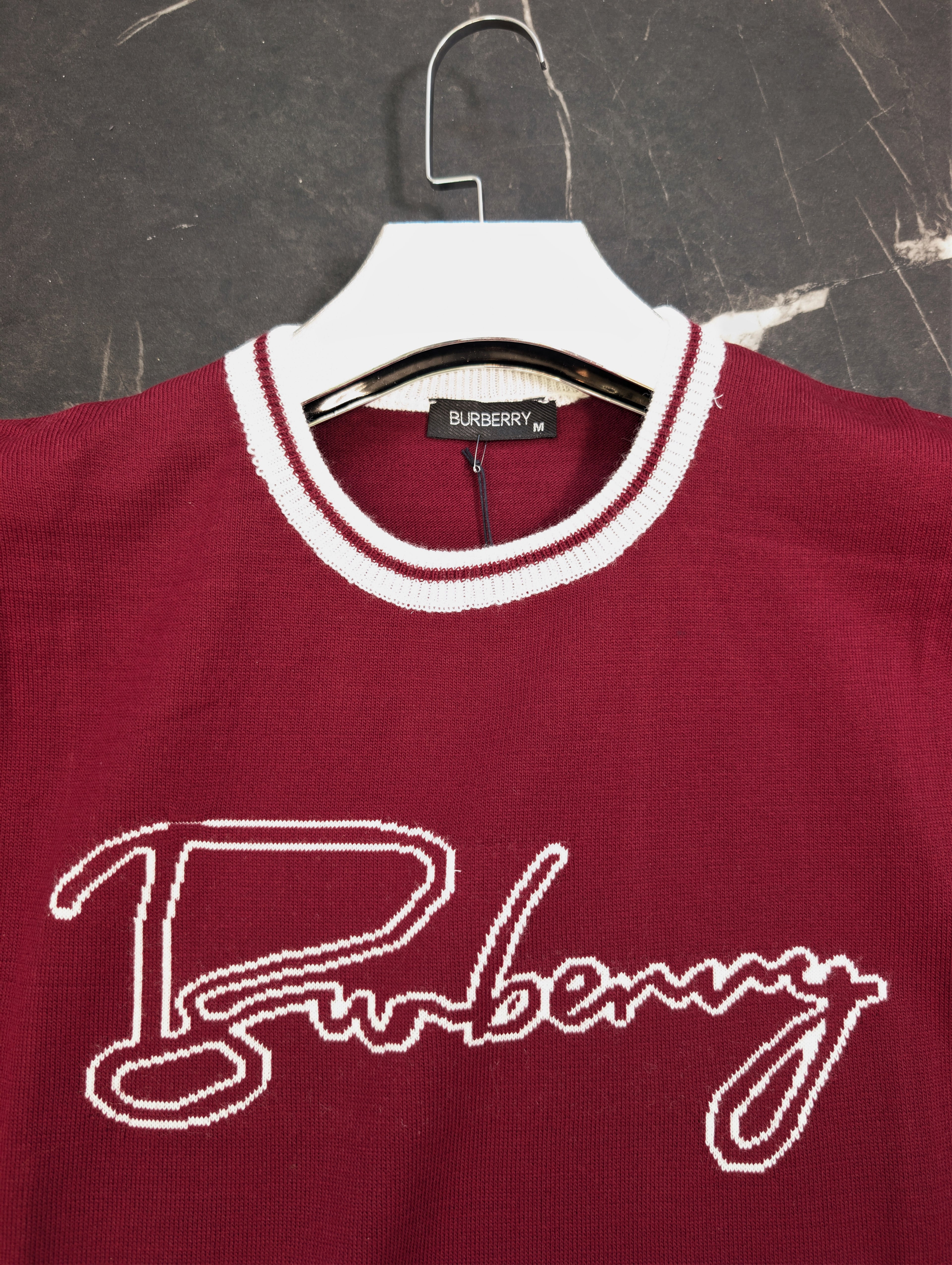 Burberry knitted shirt Oldmoney style (تريكو تاع الخيط)